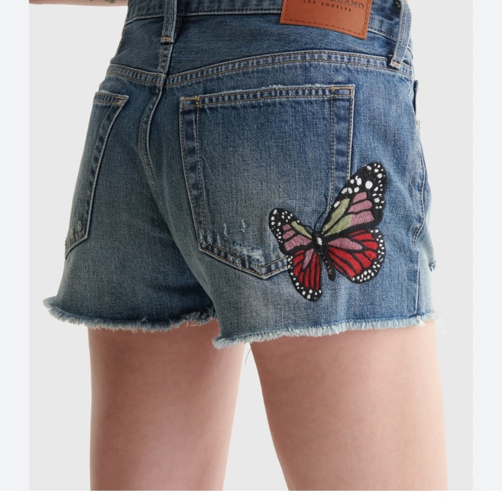 Lucky Brand Butterfly Mid Rise Boy Short